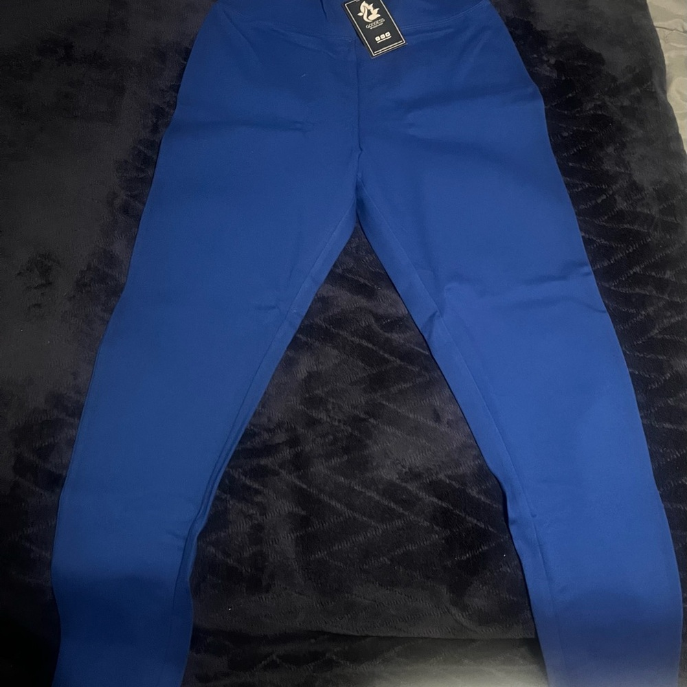 NWT Goddess Navy Blue Leggings